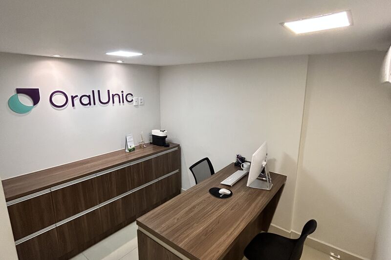 Sala de atendimento da Oral Unic São Francisco do Sul