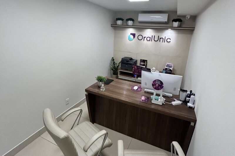 Sala de avaliação da Oral Unic São Francisco do Sul